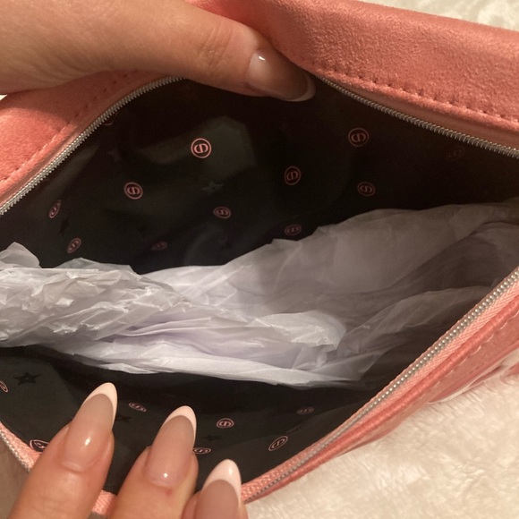 Christian Dior Novelty BIG Pink Pouch Star Charm Suede - Picture 4 of 4